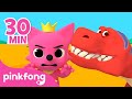 🦖Roar! Tyrannosaurus meets Pinkfong | Compilation | Dinosaurs Songs for Kids | Pinkfong Baby Shark