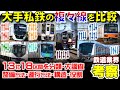 【鉄道業界考察】大手私鉄の複々線大研究