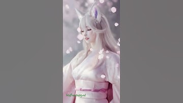 Part 13 • AI Kitsune Girl in Sakura Forest Fantasy 4K Cinematic Art #aiart #kitsune #fantasy #aigirl