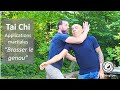 Tai chi applications martiales brosser le genou yin