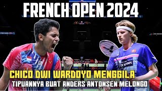 Chico Dwi Wardoyo Menggila, Aksi Bola Tipunya Buat Anders Antonsen Melongo