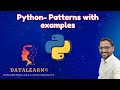 12 | Python Pattern Programs Tutorial | Star, Number &amp; Alphabet Patterns Explained