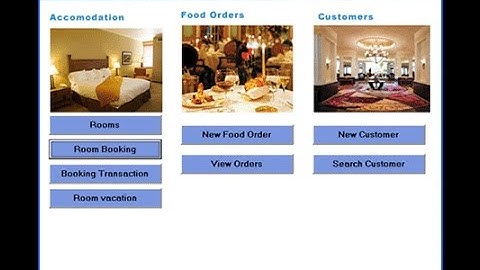 Hotel Management Visual Basic 6.0 Project