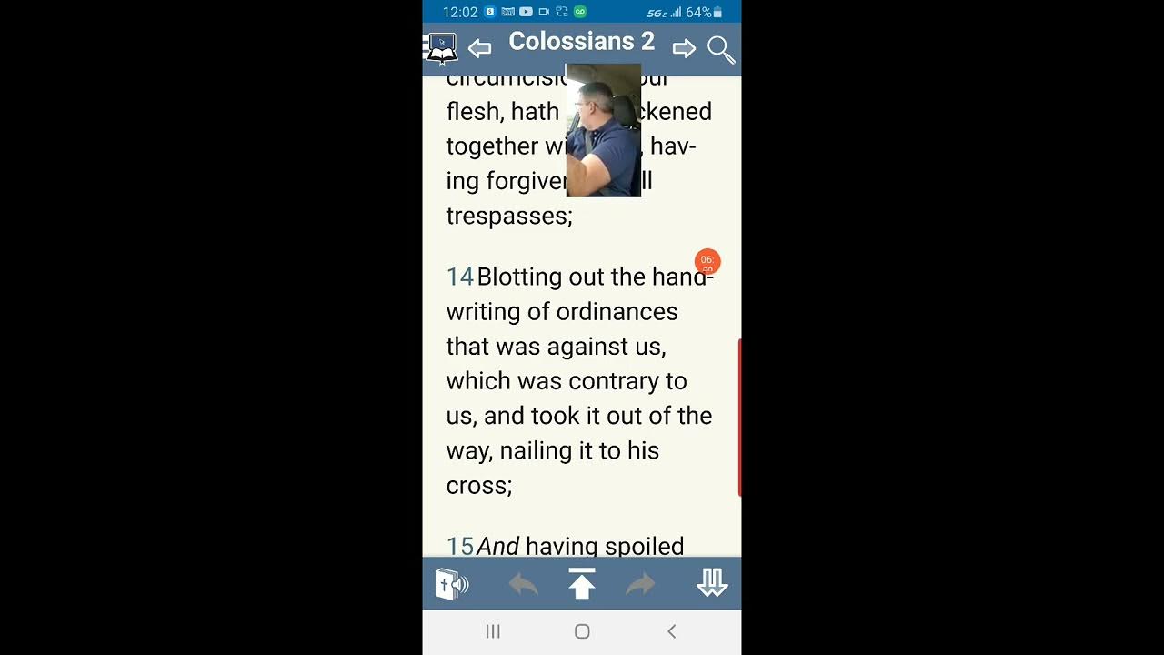 Colossians 2 sidebar what it means to have faith in the operation of