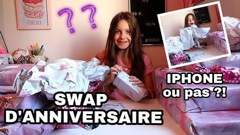 SWAP D'ANNIVERSAIRE partenariat + 1 SURPRISE - IPHONE OU PAS ????