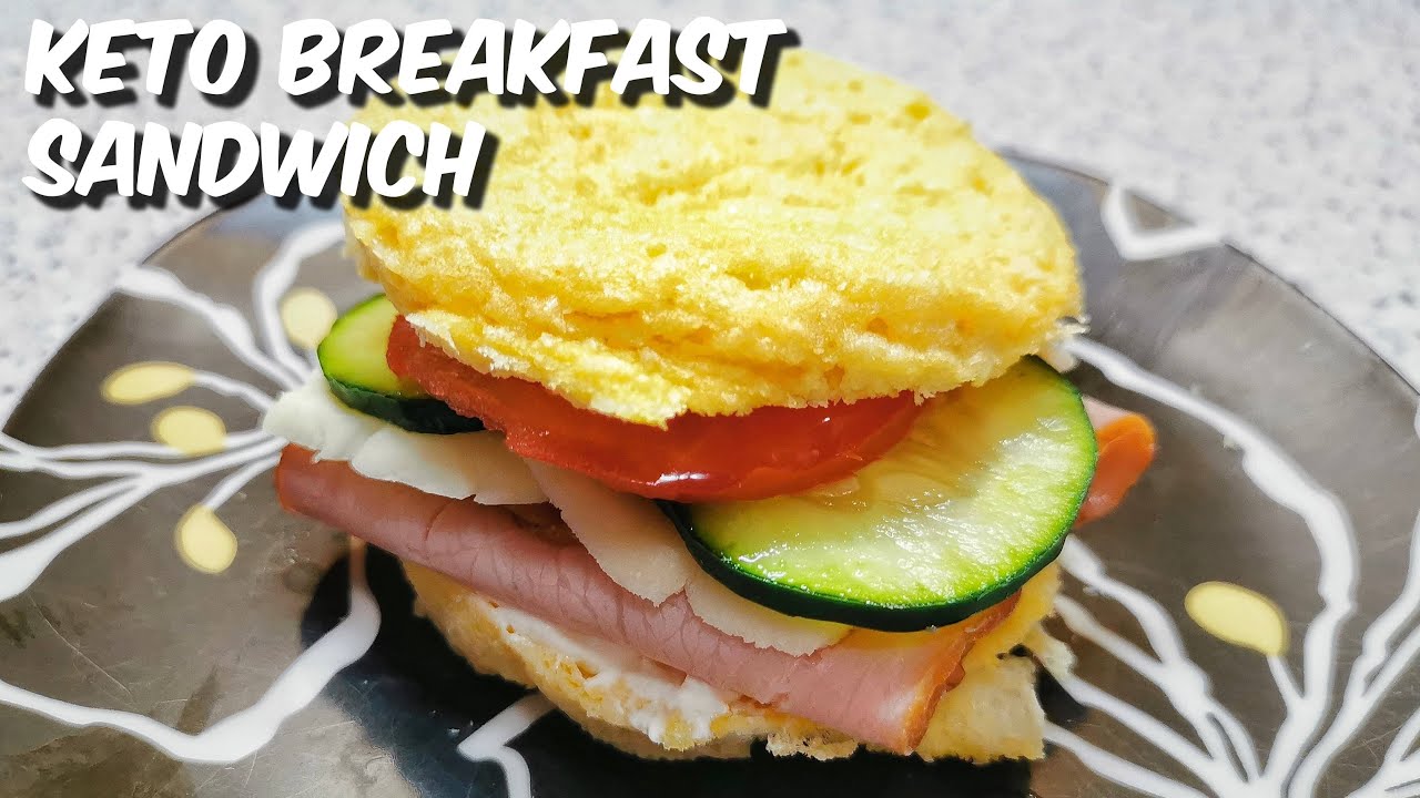 How to make keto breakfast sandwich Keto sendvič YouTube