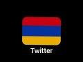 🇦🇲 How Armenian Flag looks in Different Platforms 🇦🇲