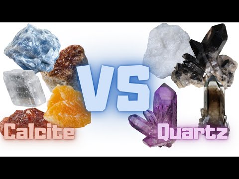 Calcite vs Quartz