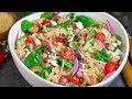 Refreshing Orzo salad سلطة لسان العصفور منعشة و شهية