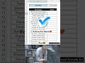 How to create WORKDAYS in Excel!😌😎