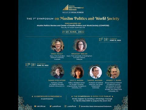 Day 3 - 1st Symposium on Muslim Politics and World Society