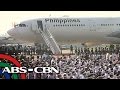 Pope Francis leaves Nunciature for flight to Rome