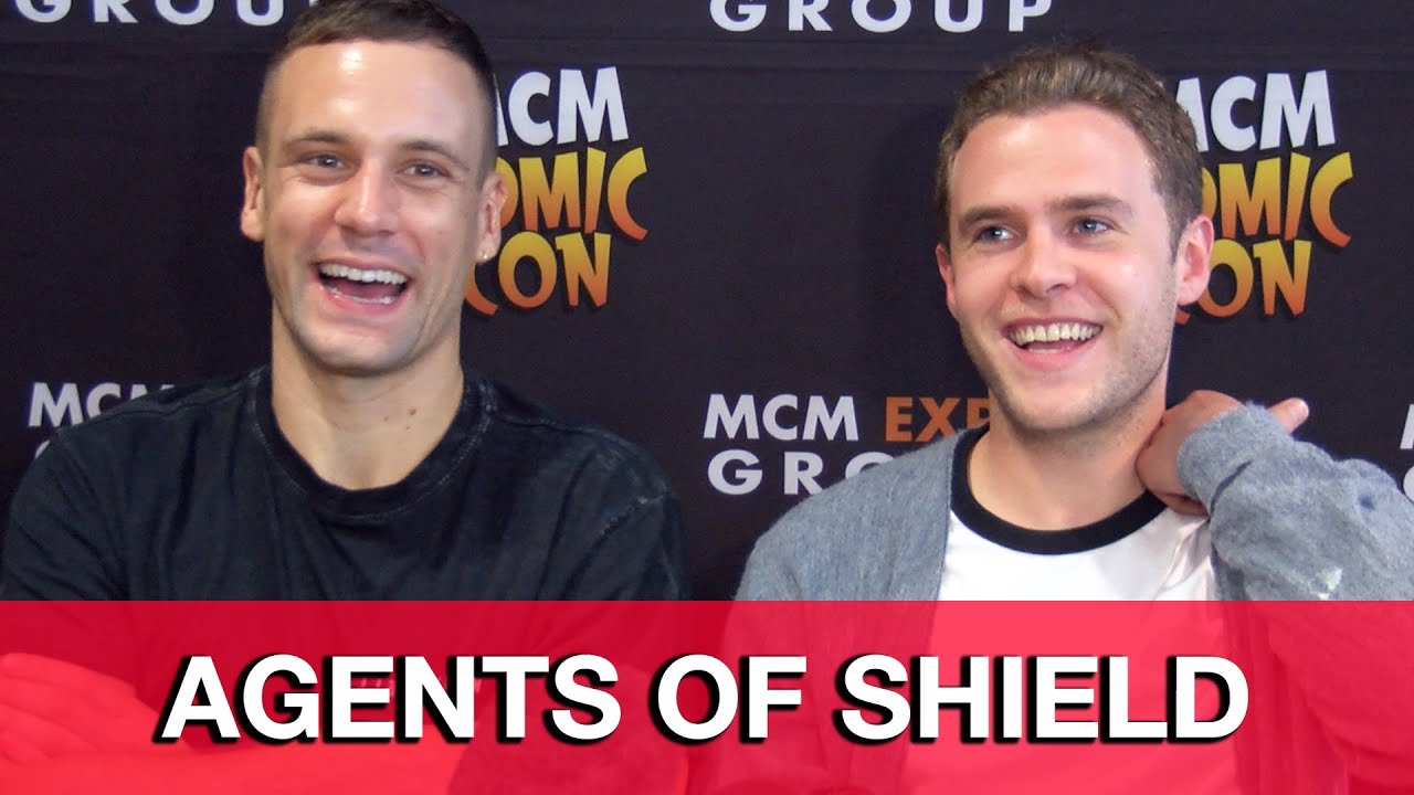 Agents Of Shield Season 3 Fitz Hunter Interview Iain De Caestecker Nick Blood Shield