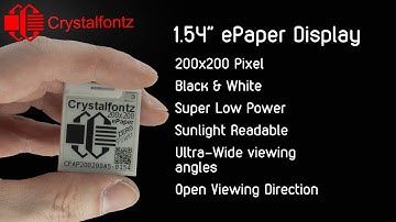 200x200 1.54" ePaper Display Module - Keeps image without power!