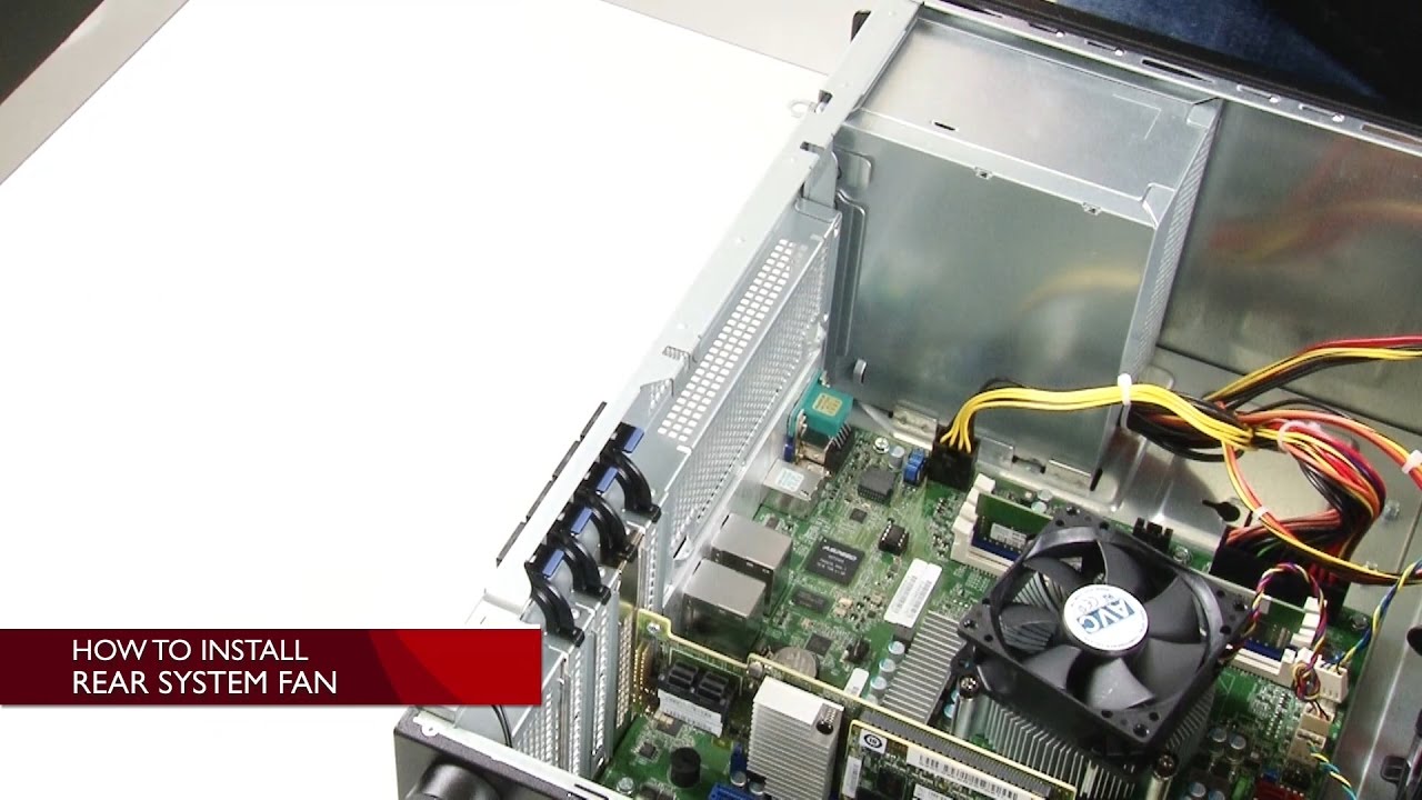 Thinkserver Fans Lenovo ThinkServer TS460 installing a rear system fan - YouTube
