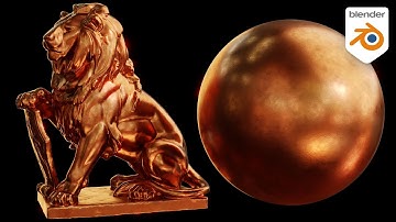 Procedural Bronze Material (Blender Tutorial)