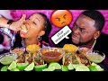 SMACKING TOO MUCH PRANK ON BEAST MODE + BIRRIA TACO MEXICAN FOOD MUKBANG 먹방 | QUEEN BEAST