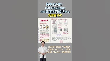 吴恩达强推！28张手绘图全解深度学习知识