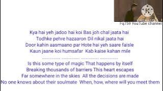 Aankhen khuli ho ya ho band Lyrics song with English Translation