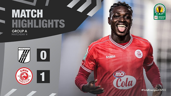 HIGHLIGHTS | CS Sfaxien 🆚 Simba SC | Matchday 4 | 2024/25 #TotalEnergiesCAFCC