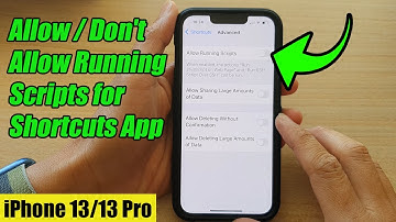 iPhone 13/13 Pro: How to Allow/Don