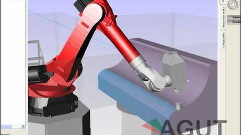 Simulation of a complete bench polishing with a KUKA ROBOT
