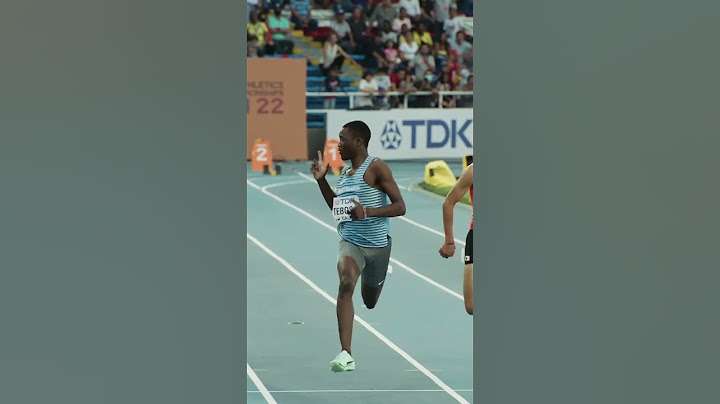 Happy New Year we do better this 2023. Letsile Tebogo 100m Win at the World Junior championships