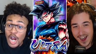 ULTRA UI Goku Dual Summon Battle on Dragon Ball Legends!