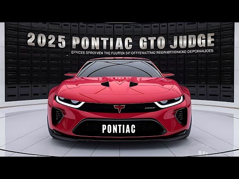 All-New 2025 Pontiac
