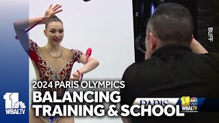 How athletes training for Olympics balance life, school