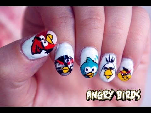 Angry Birds Nail Tutorial