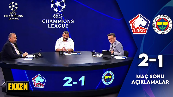 Lille - Fenerbahçe - UEFA Şampiyonlar Ligi 3. Ön Eleme Maçı | Maç Sonu @ExxenSpor