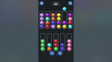 Ball Sort by Infinite Joy: Levels 8050, 8051, 8052
