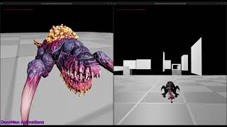 Video Game Developer Log Update: Doorman Movement Test – Early Traversal Mechanics 👁️🧱