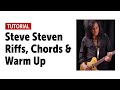 Steve Stevens - Riffs, Chords & Warm Up