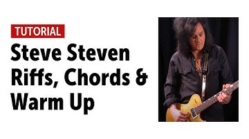 Steve Stevens - Riffs, Chords & Warm Up