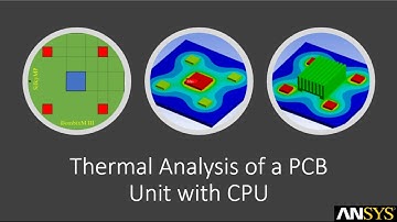 Thermal Analysis of PCB Board and Heat Sink | Ansys | Steady State | Transient