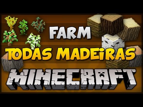 Viníccius13 on X: Farm de Madeira 100% Automática - Minecraft Em