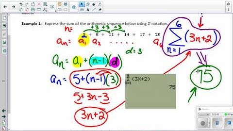 Visca Alg 2 Unit 4 Lesson 2 - Arithmetic and Geometric Series