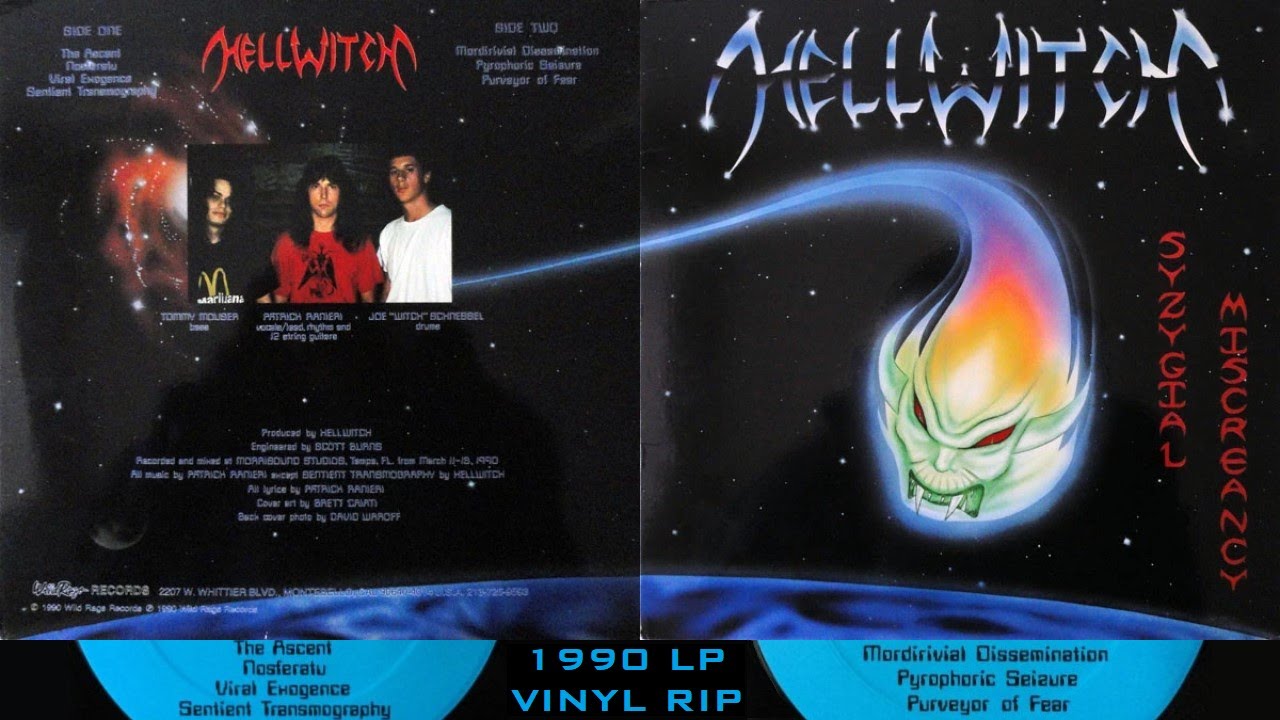 Hellwitch - Syzygial Miscreancy (Vinyl Rip, Wild Rags 1990