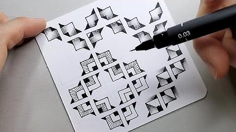 Drawing Zentangle – Kangular