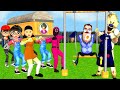 Squid Game vs Scary Teacher 3D Swing Game Challenge vs Nick and Tani Troll Miss T and Hello Neighbor