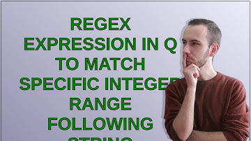Regex expression in q to match specific integer range following string