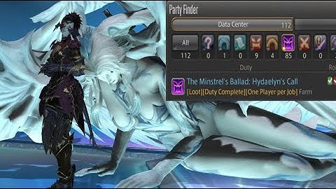 The party finder experience - Hydaelyn (Extreme)
