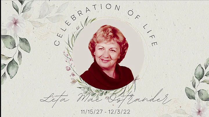Leta Mae Ostrander Memorial Service