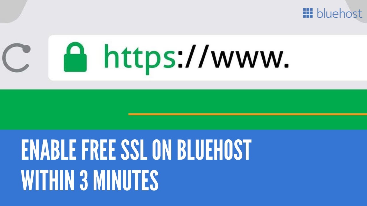 How to Enable free SSL on Bluehost WordPress Website within 3 Minutes ...