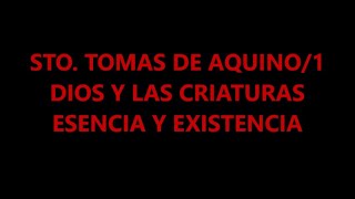 SANTO TOMÁS DE AQUINO