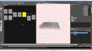 MAYA / SOuP Procedural Crowd System