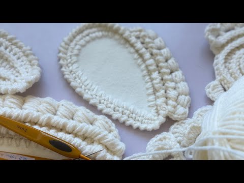 Мастер-класс элемент ирландское кружево, листок, ткань обвязана пряжей