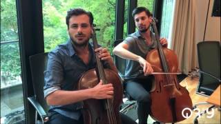 2CELLOS - Moon River - announcing talk show in Bremen